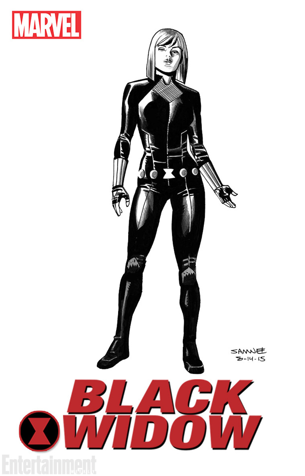 Black Widow, immagine promo di Chris Samnee