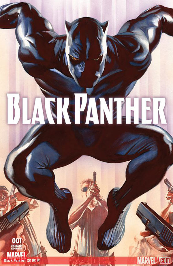 Black Panther #1, variant cover di Alex Ross