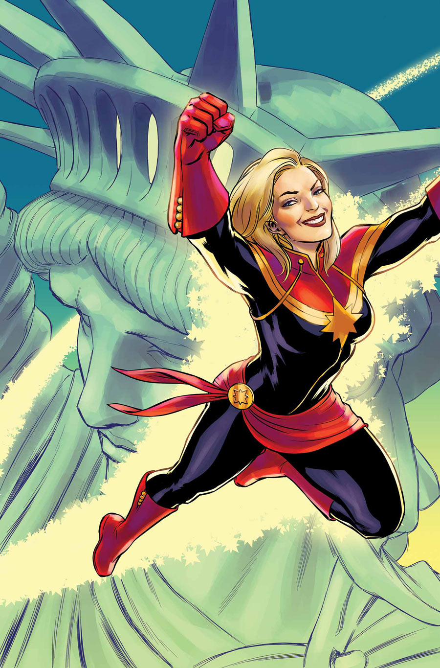 Captain Marvel #15, copertina di David Lopez