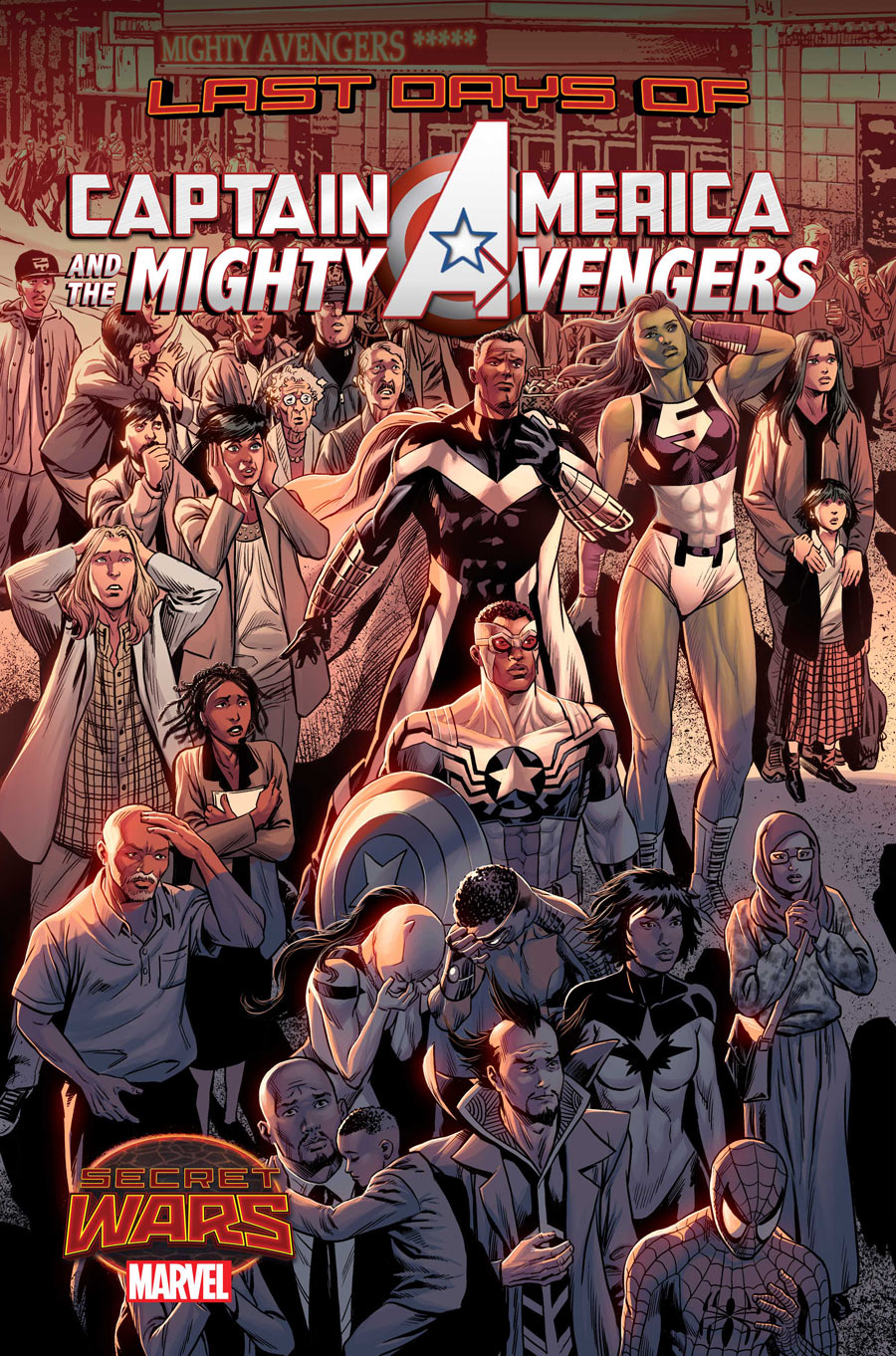 Captain America and the Mighty Avengers #8, copertina di Luke Ross