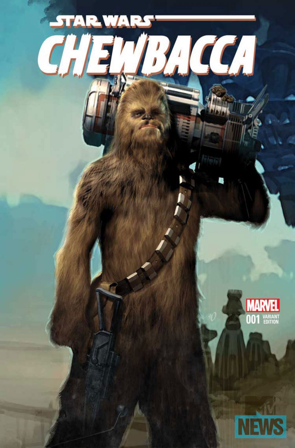 Chewbacca #1, variant cover di Olivetti