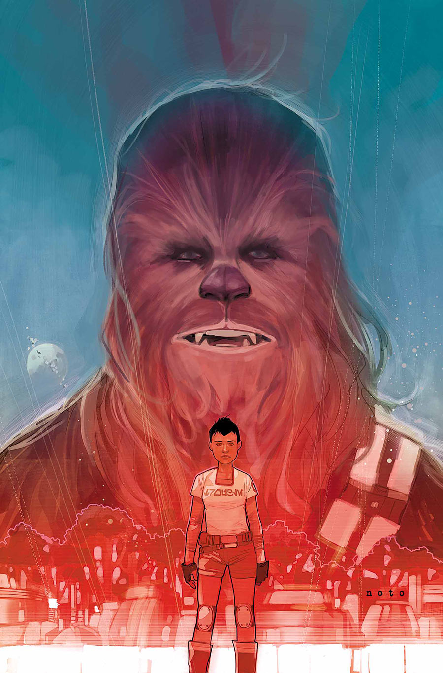 Chewbacca #1, copertina di Phil Noto