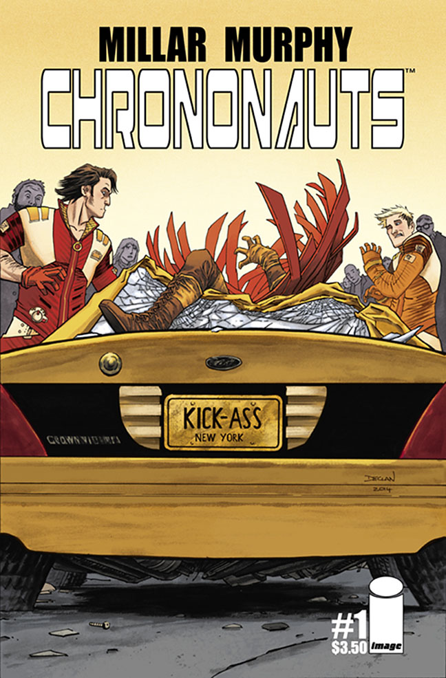 Chrononauts #1, variant cover di Declan Shalvey