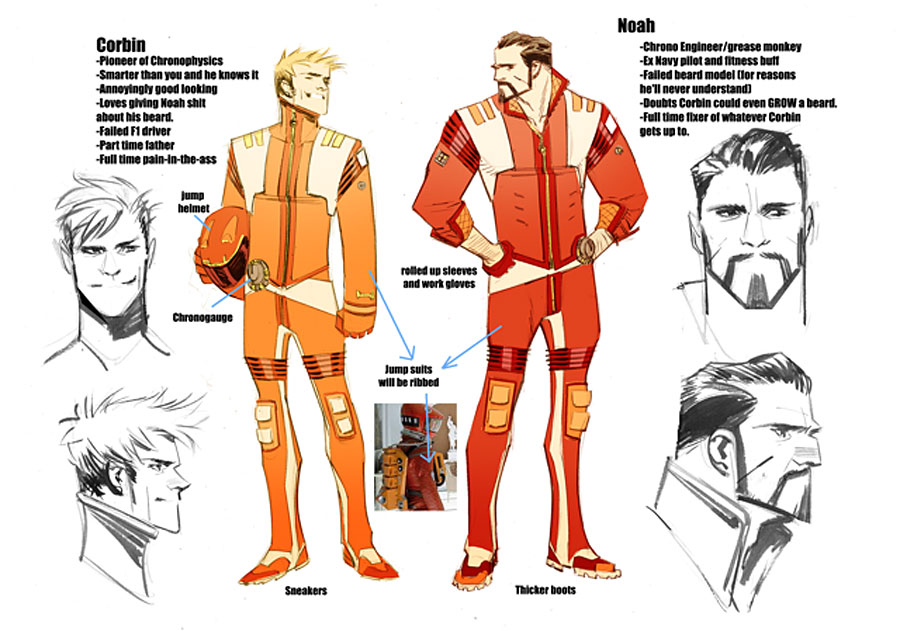 Chrononauts, studi di Sean Gordon Murphy 01