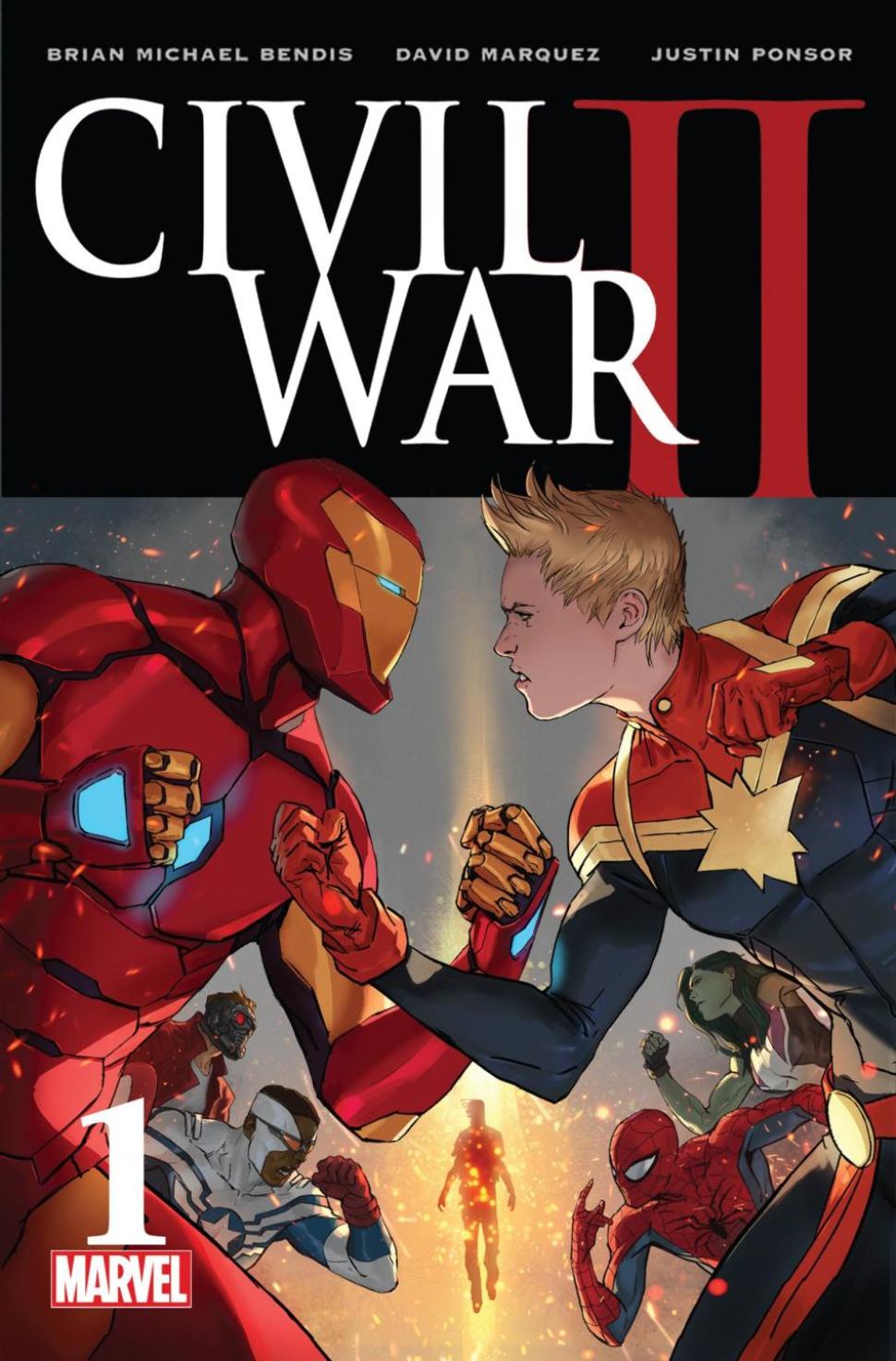 Civil War II, copertina di David Marquez