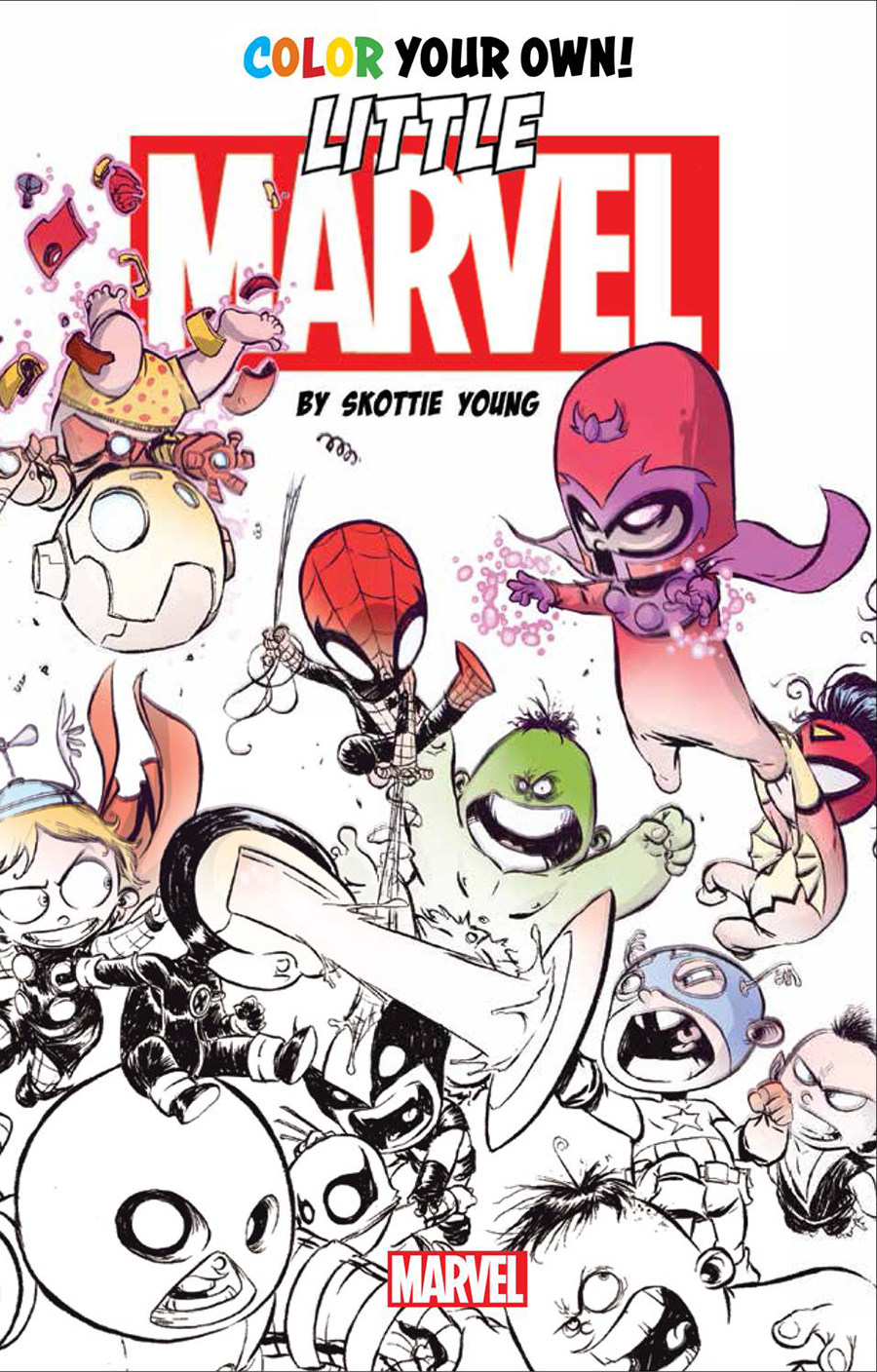 Color your own Little Marvel