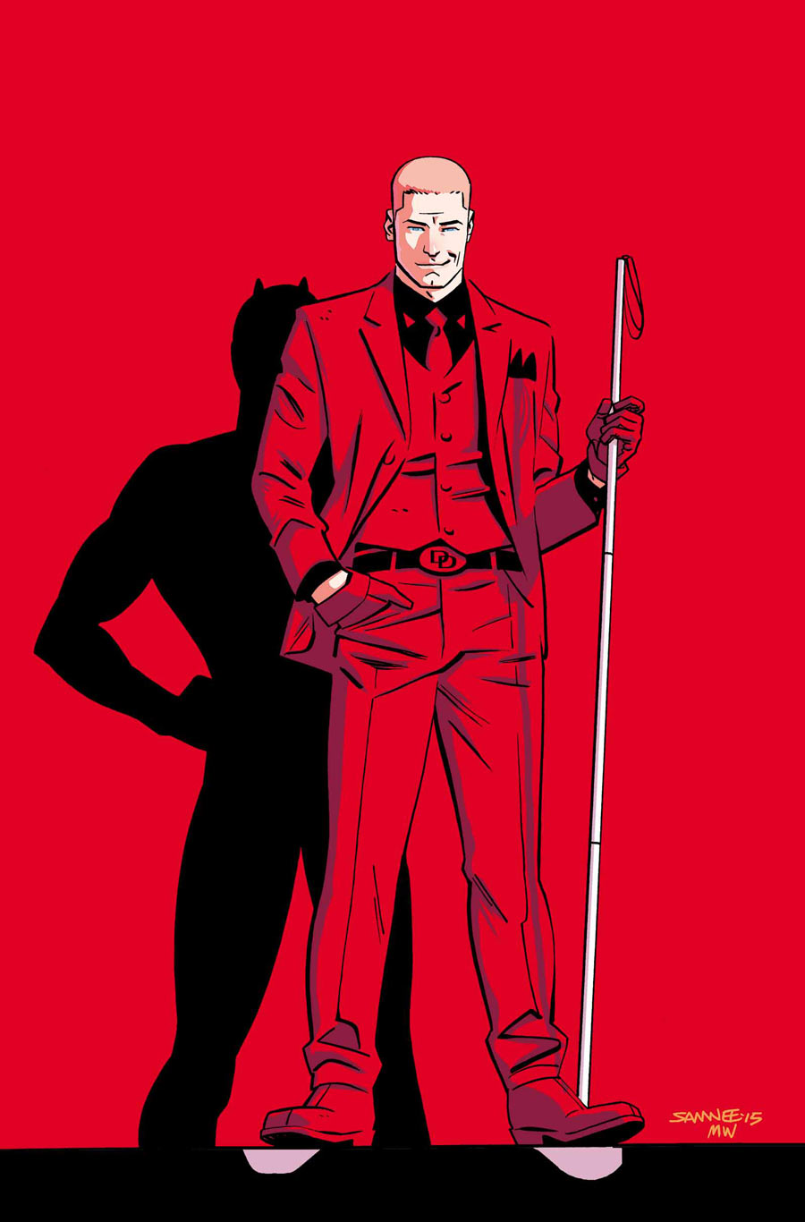 Daredevil #17, copertina di Chris Samnee