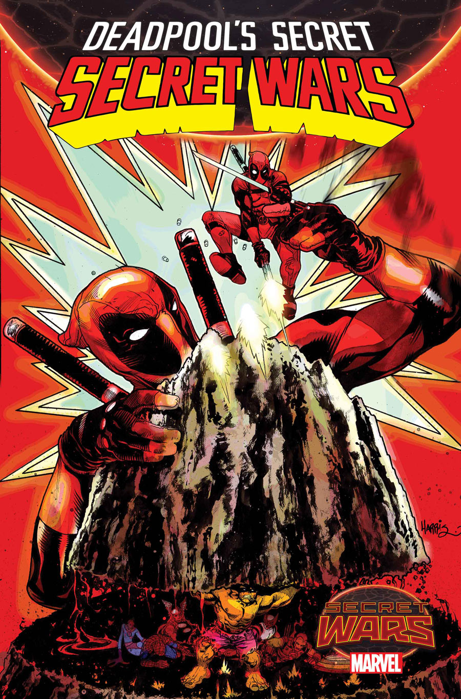 Deadpool's Secret Secret Wars #2, copertina di Tony Harris