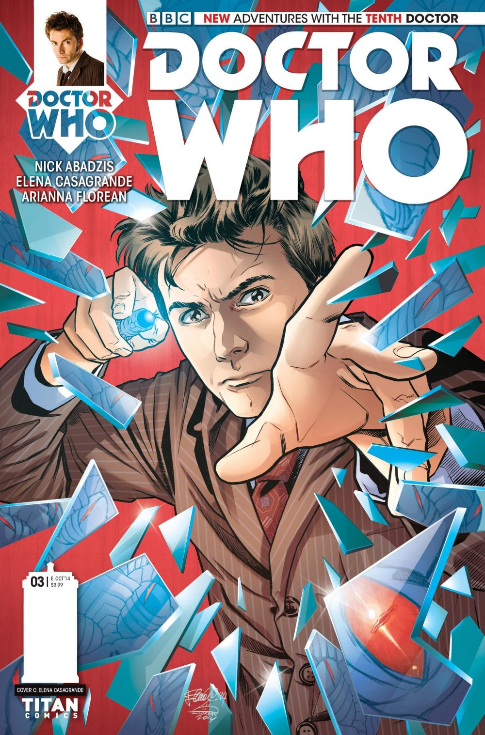 Doctor Who #3, copertina di Elena Casagrande