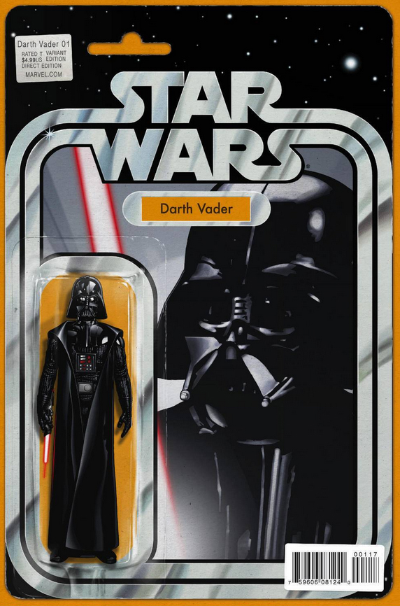 Darth Vader #1, action figure variant cover