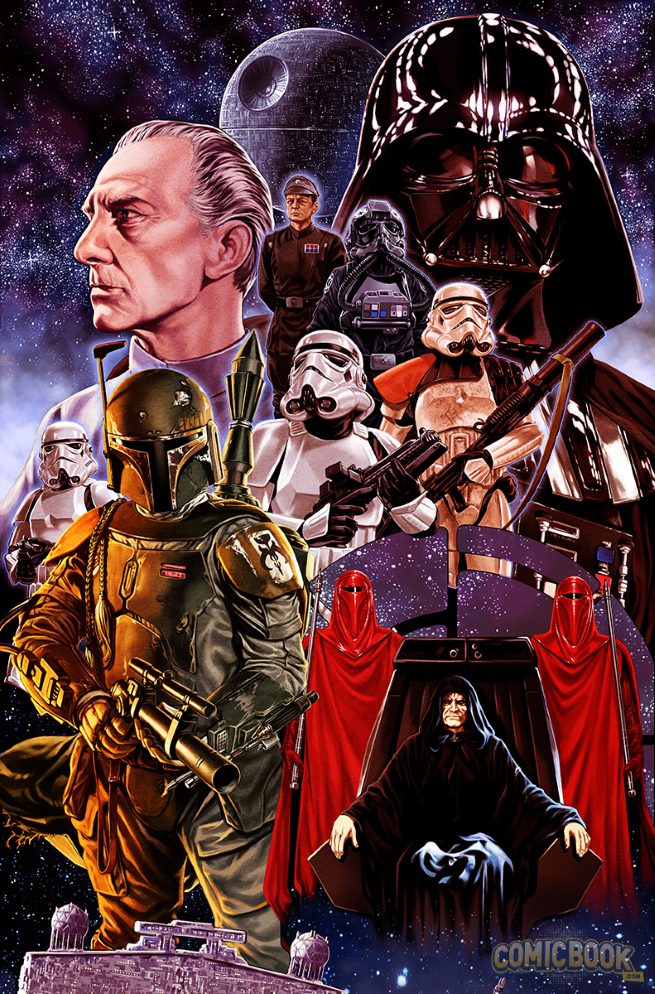 Darth Vader #1, variant cover di Mark Brooks