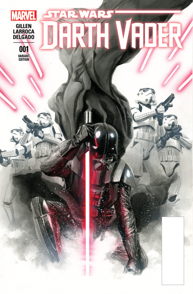 La copertina di Darth Vader #1 realizzata da Alex Ross