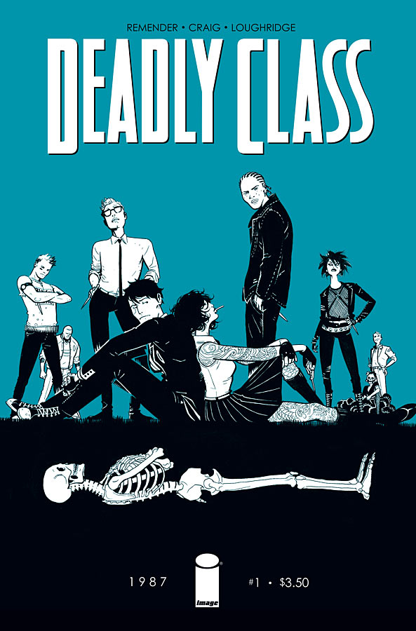 Deadly Class #1, copertina di Wes Craig