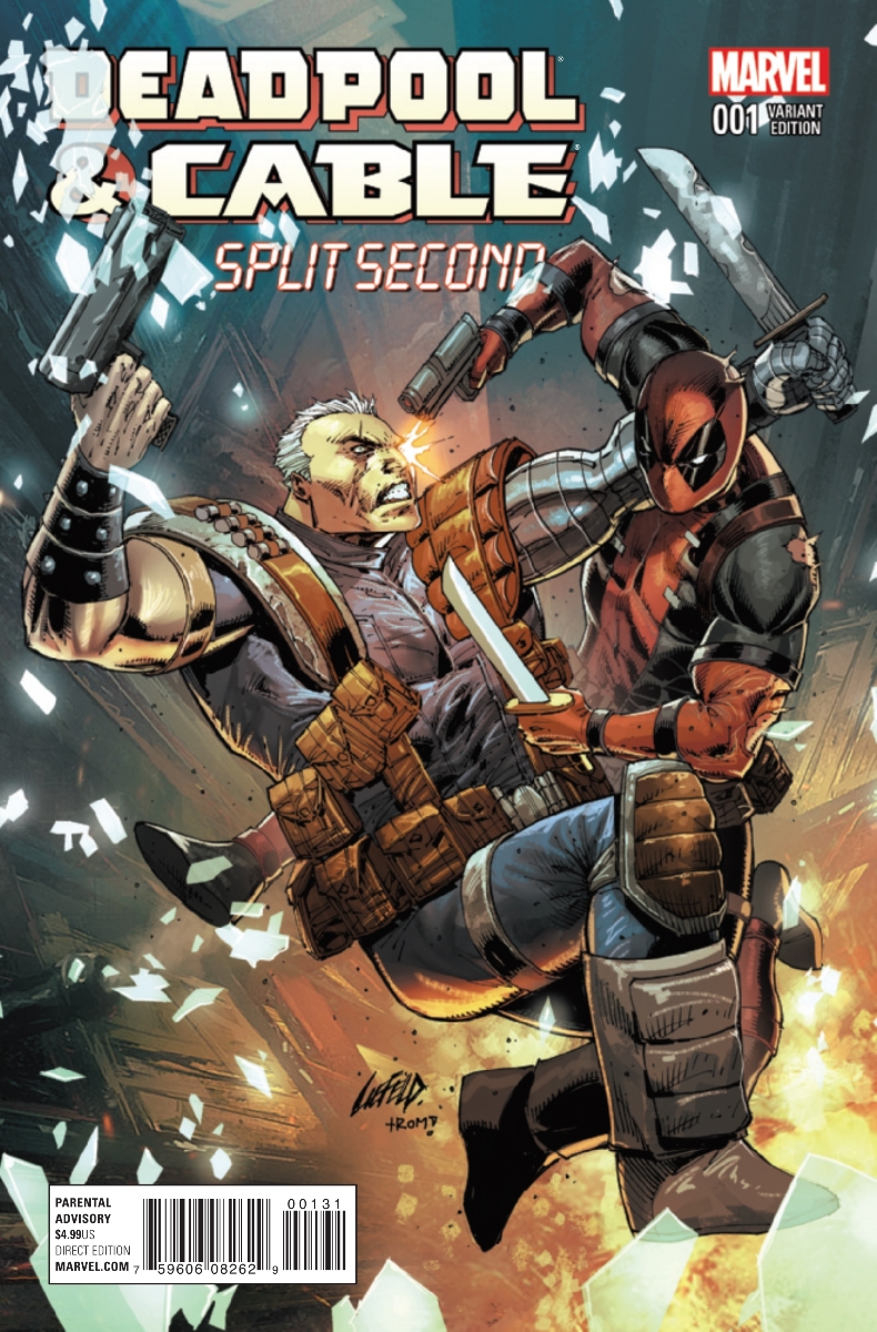 Deadpool & Cable Split Second #1, variant cover di Rob Liefeld