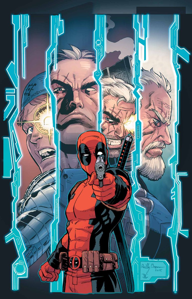 Deadpool & Cable Split Second #3, copertina di Reilly Brown