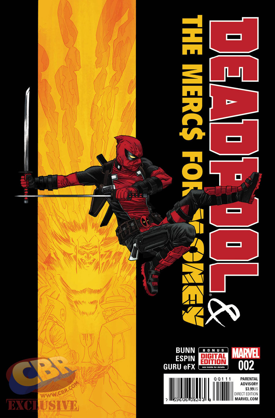 Deadpool & the Mercs for Money #2, copertina di Salva Espina