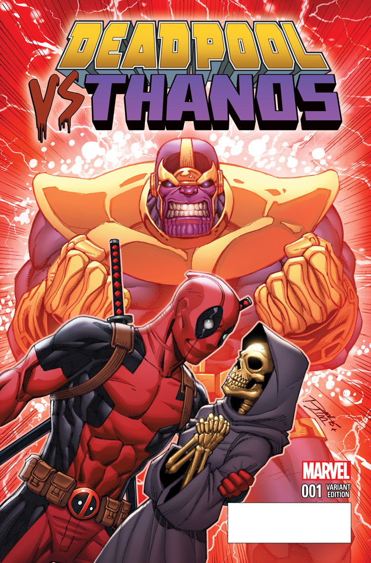 Deadpool vs Thanos #1, variant cover 1