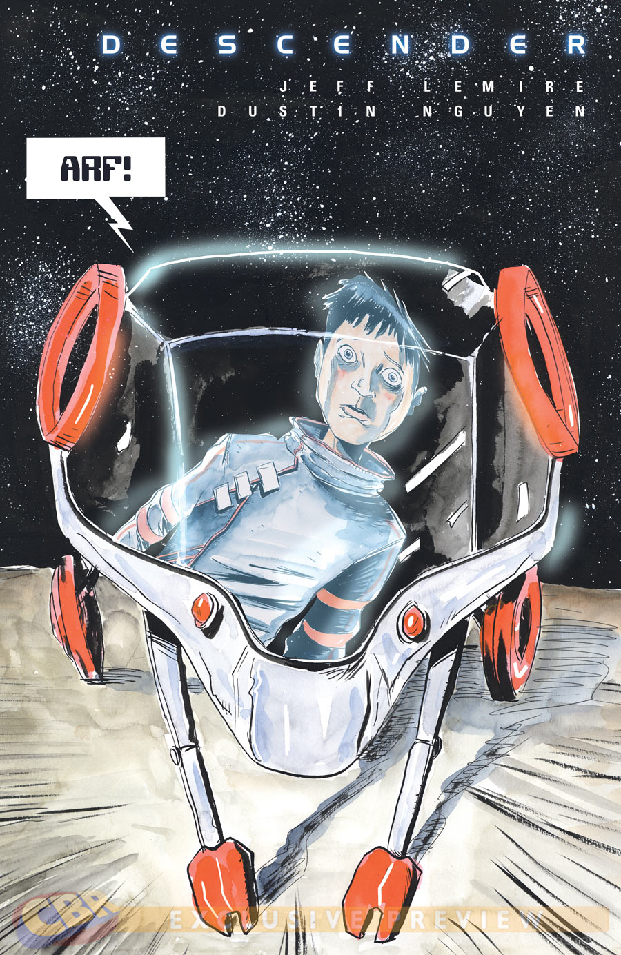 Descender #1, variant cover di Jeff Lemire