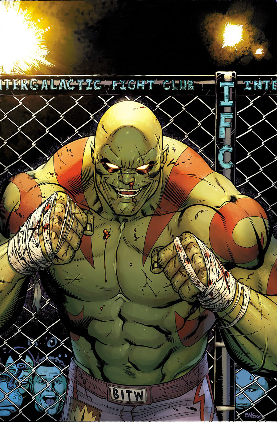 Drax #1, copertina di Ed McGuinnes