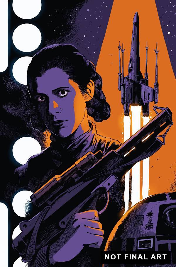 Princess Leia #3, variant cover di Francesco Francavilla