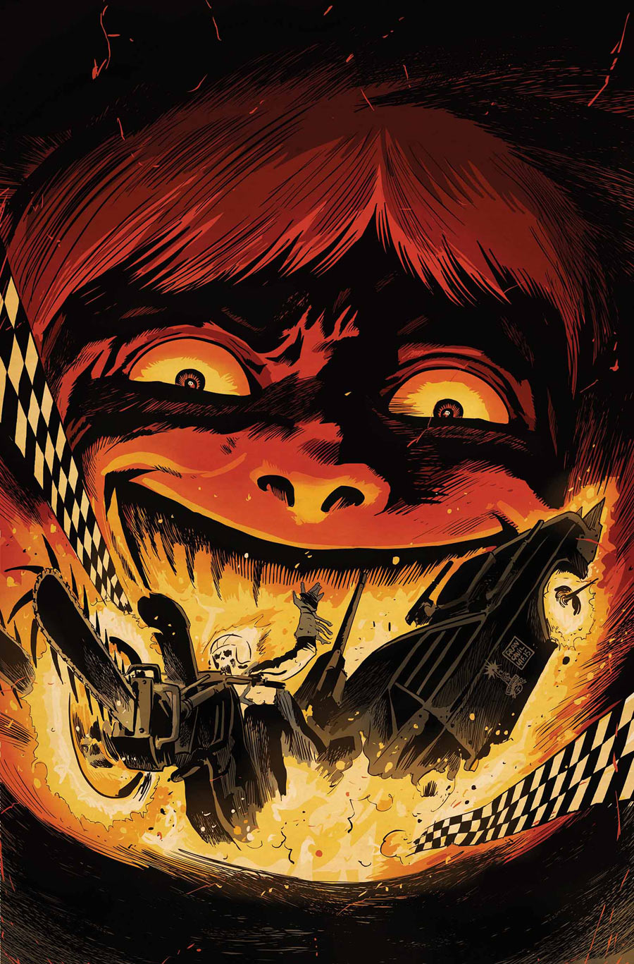 Ghost Racers #2, copertina di Francesco Francavilla