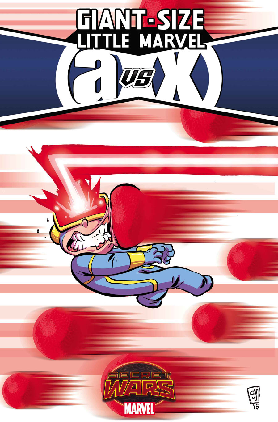 Giant-Size Little Marvel: AvX #2, copertina di Skottie Young