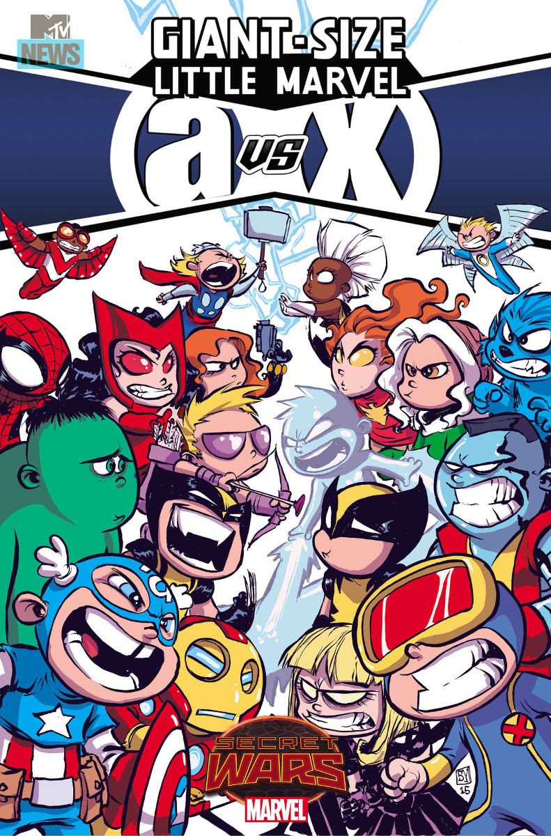 Giant-Size Little Marvel: AVX #1, copertina di Skottie Young