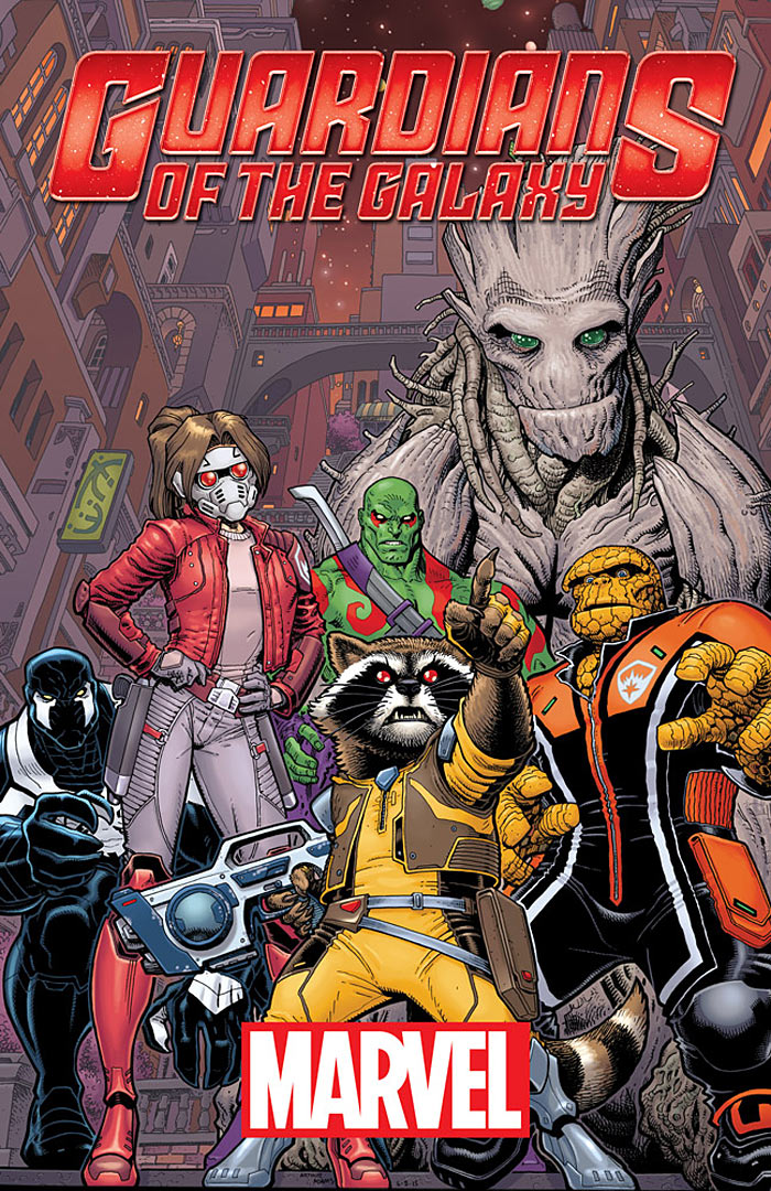 Guardians of the Galaxy #1, copertina di Arthur Adams