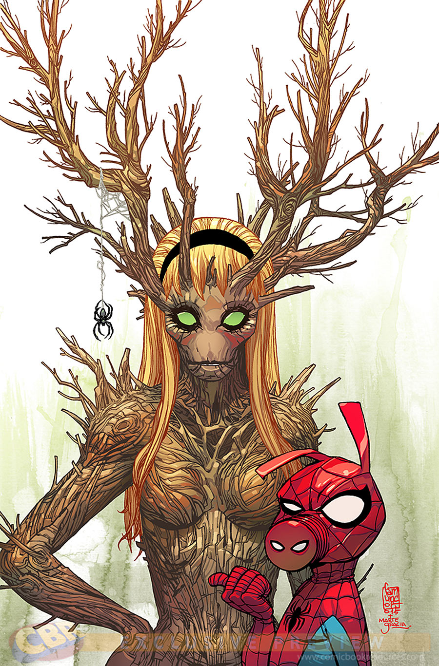 Groot #1, variant cover di Giuseppe Camuncoli