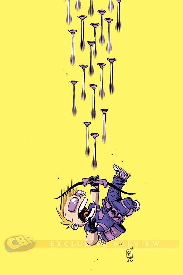 All-New Hawkeye #1, variant cover di Skottie Young