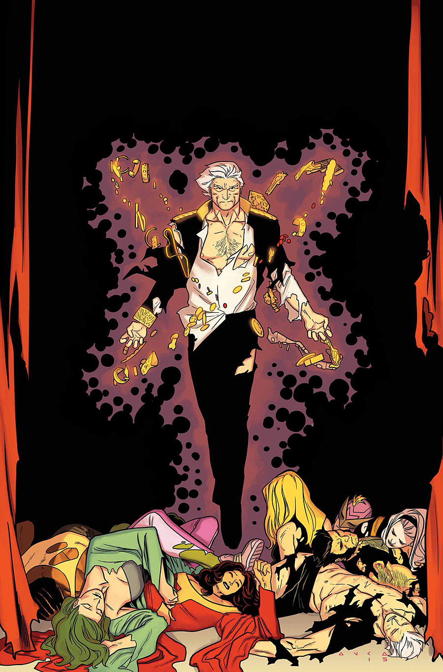 House of M #4, copertina di Kris Anka