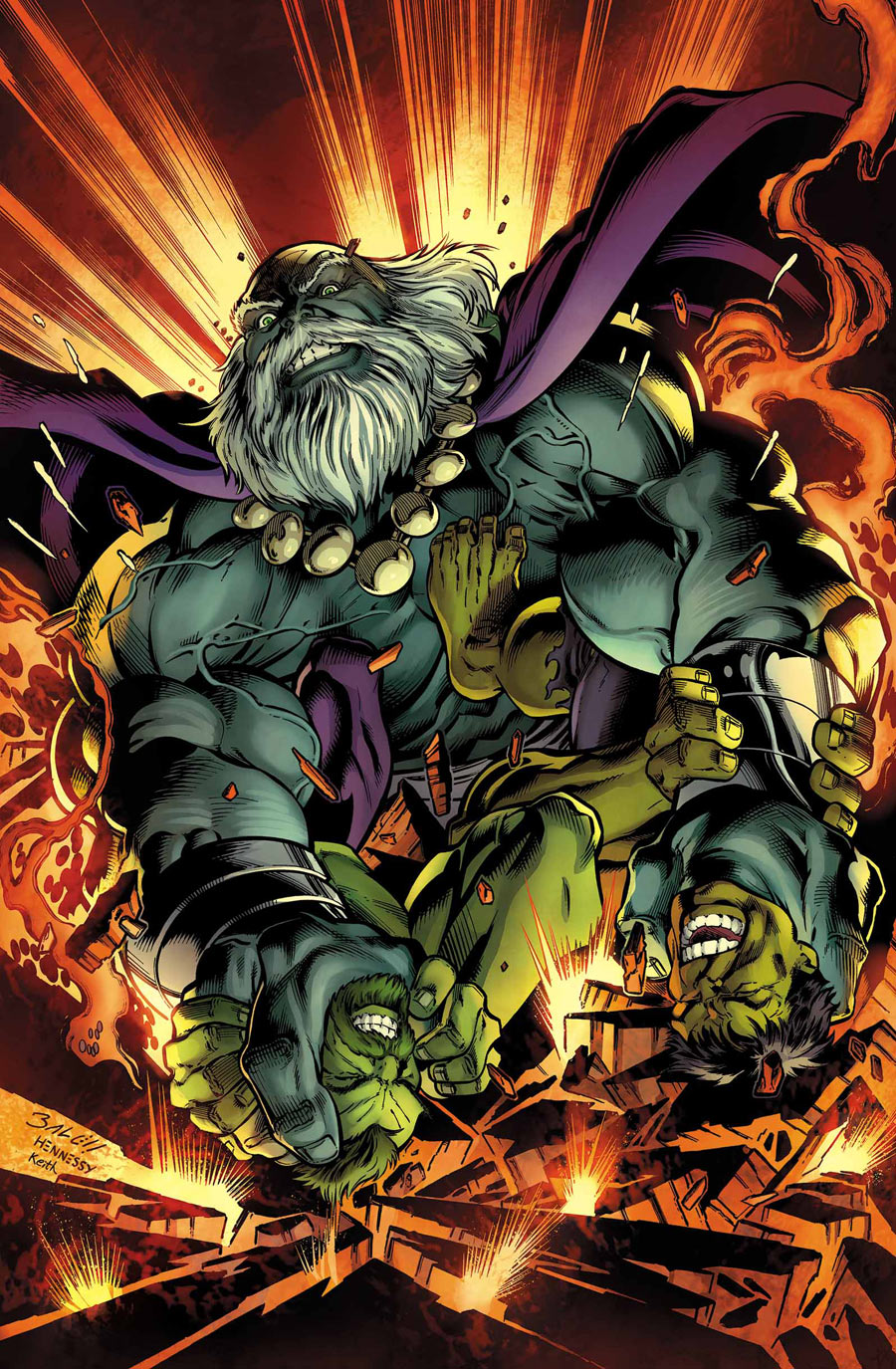 Hulk #16, copertina di Mark Bagley