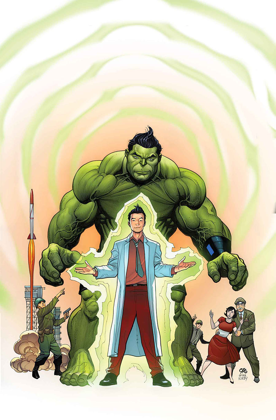 Totally Awesome Hulk #1, variant cover di Frank Cho