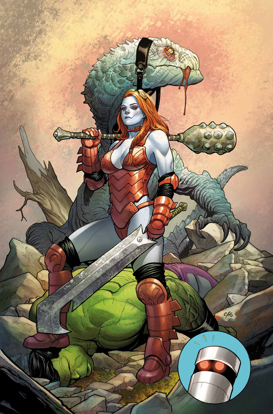 Totally Awesome Hulk #2, copertina di Frank Cho