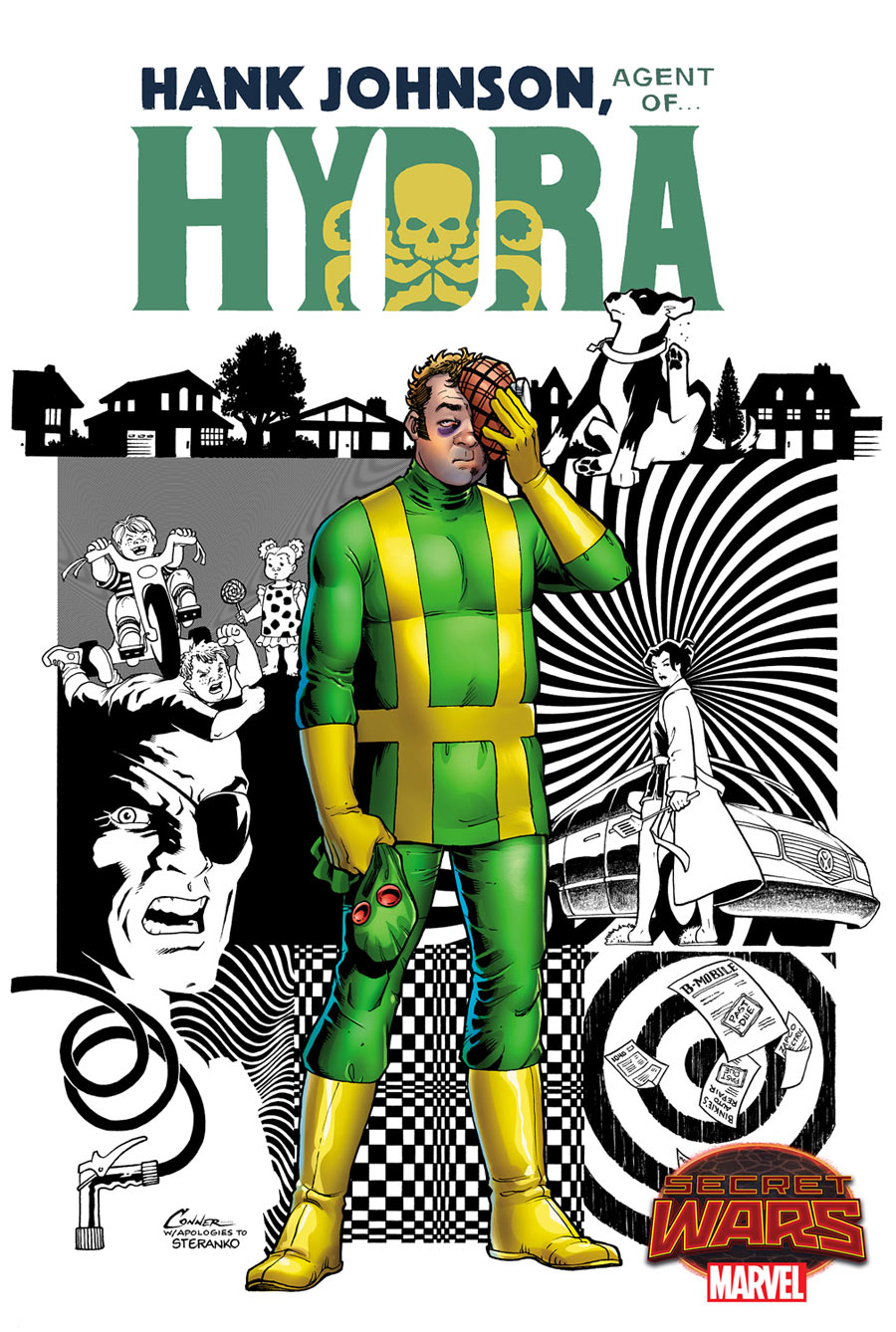 Hank Johnson Agent of HYDRA #1, variant cover