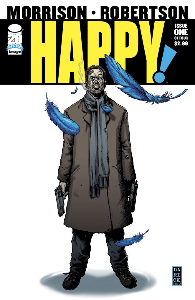 Happy! #1, copertina di Darick Robertson