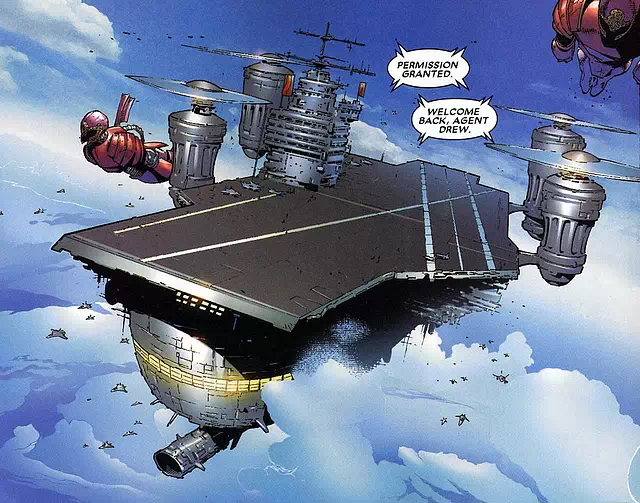 Helicarrier - Marvel Comics