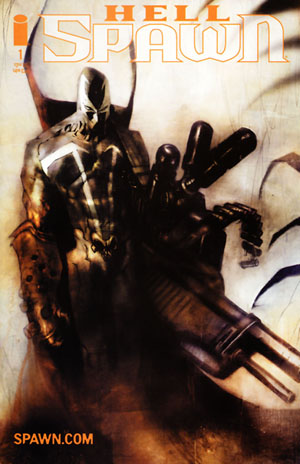 Hellspawn #1, copertina di Ashley Wood