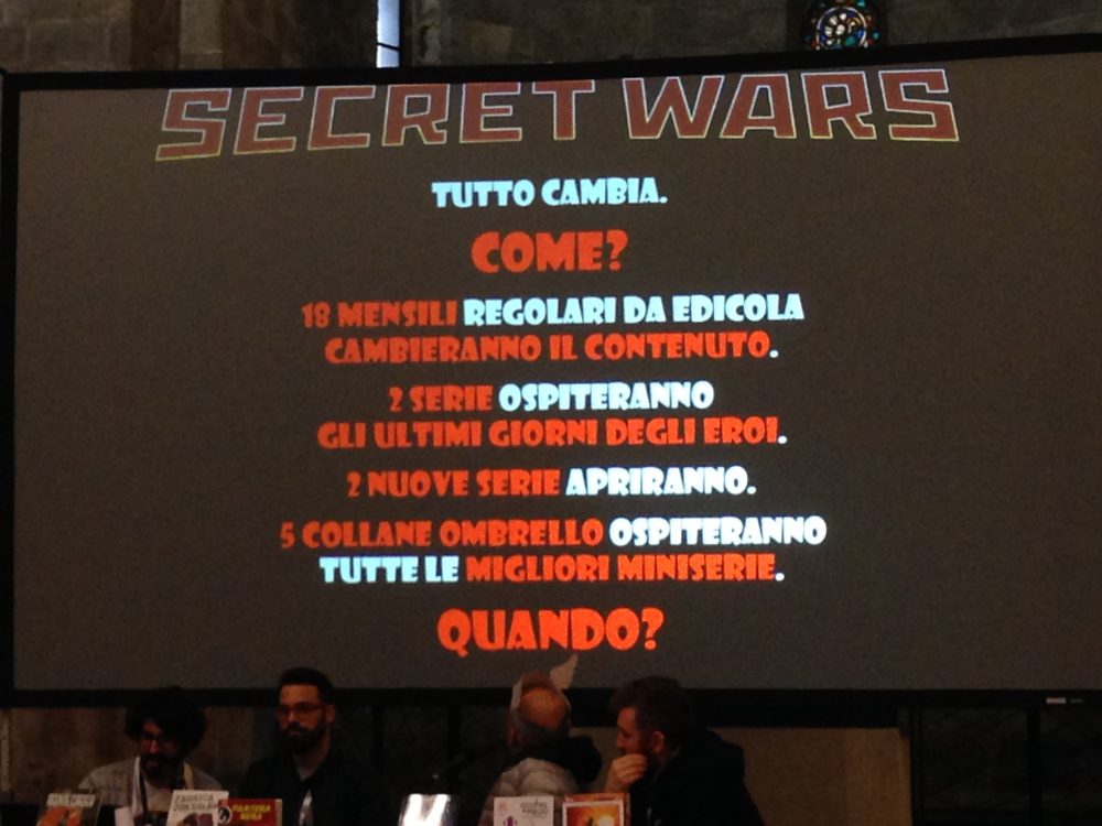 Secret Wars a Lucca Comics 2015