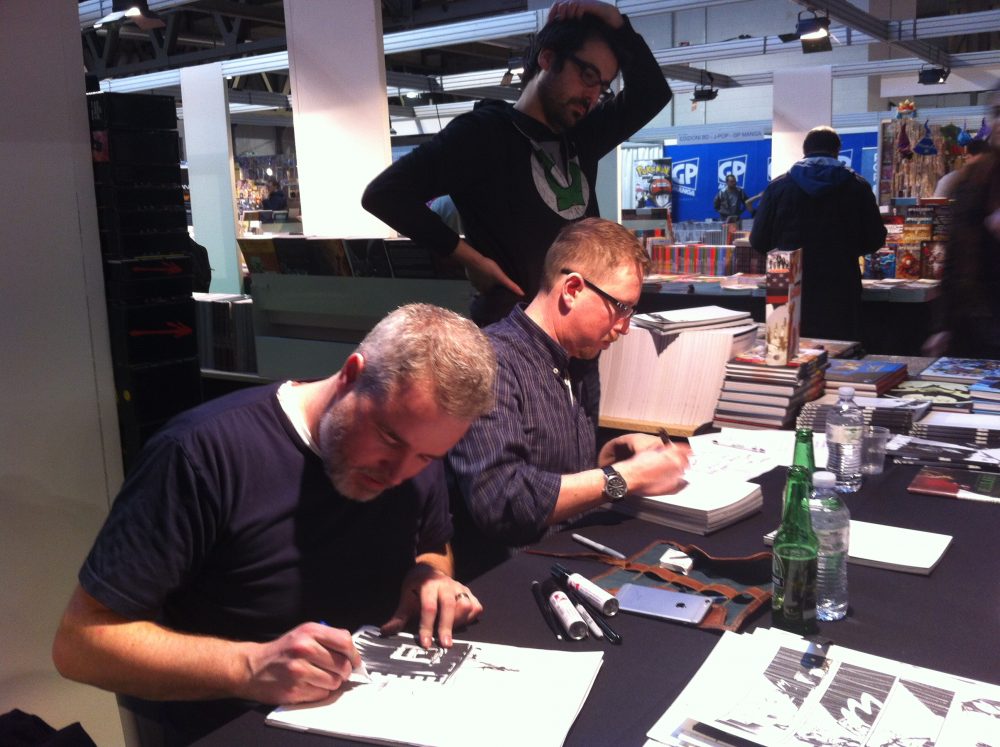 Jock, Andy Diggle e Alessio Danesi allo stand RW Edizioni