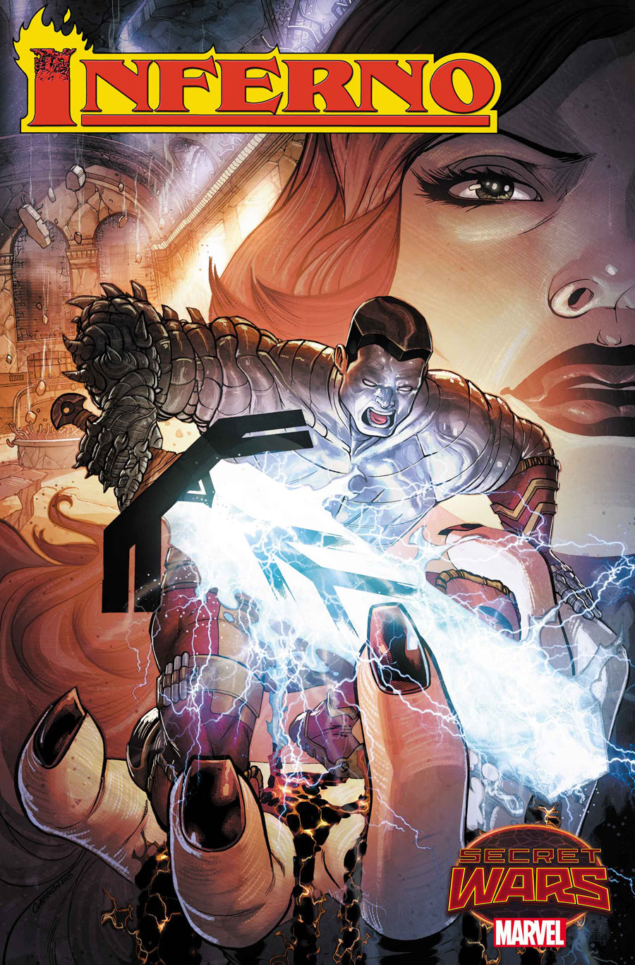 Inferno #2, copertina di Javier Garron