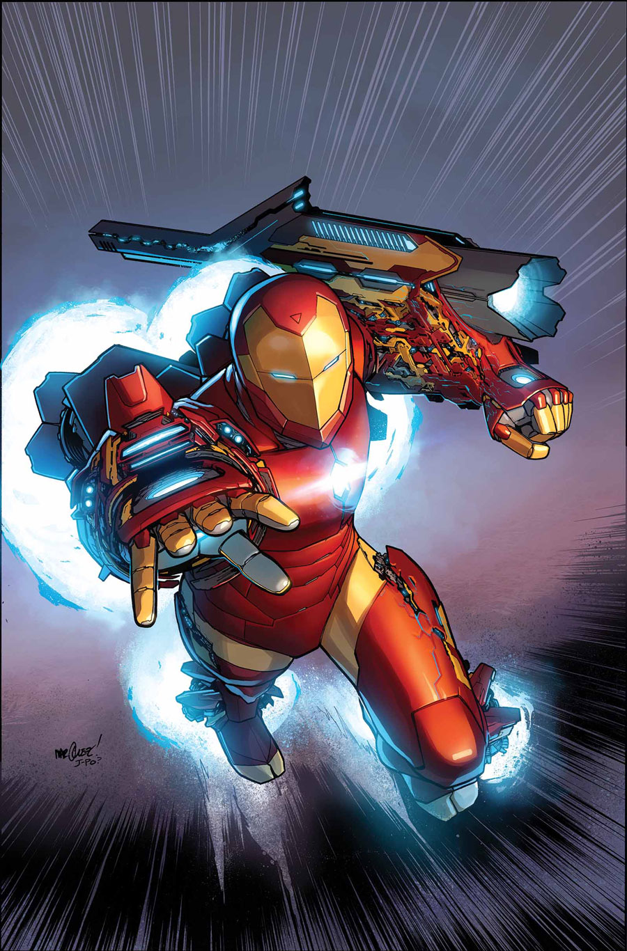 Invincible Iron Man #2, copertina di David Marquez