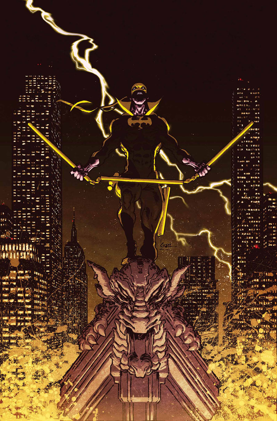 Iron Fist: The Immortal Weapon #12, copertine di Kaare Andrews