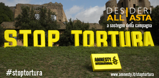 Amnesty International: Stop alla tortura