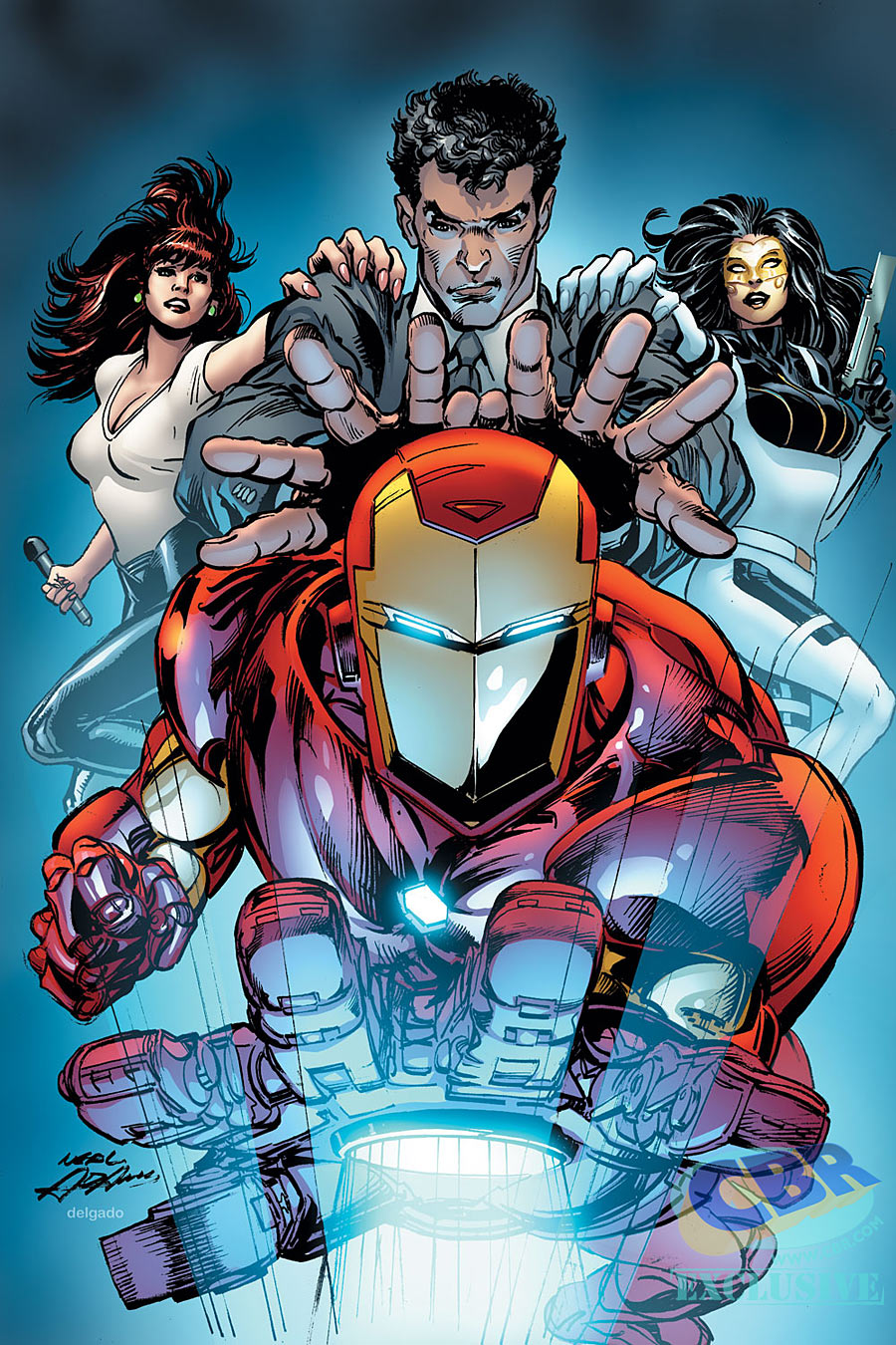 Invincible Iron Man #6, copertina variant di Neal Adams