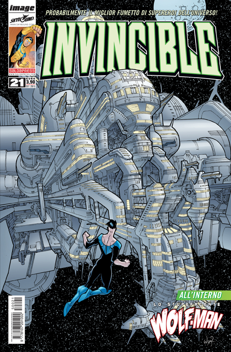 Invincible 21, copertina