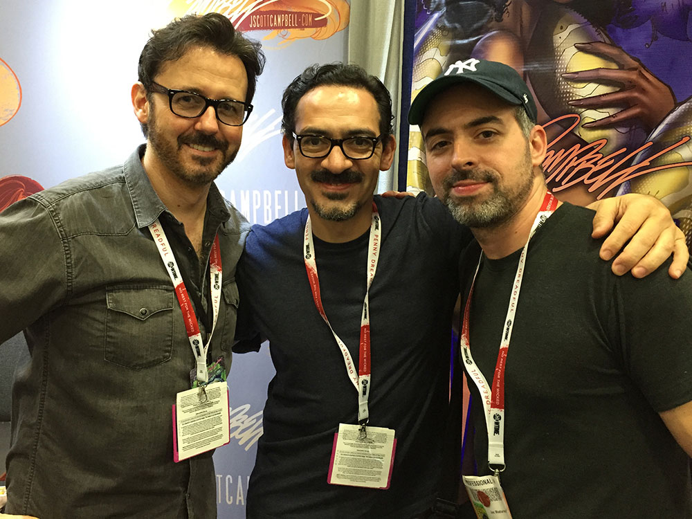 Jeff Scott Campbell, Joe Madureira e Humberto Ramos