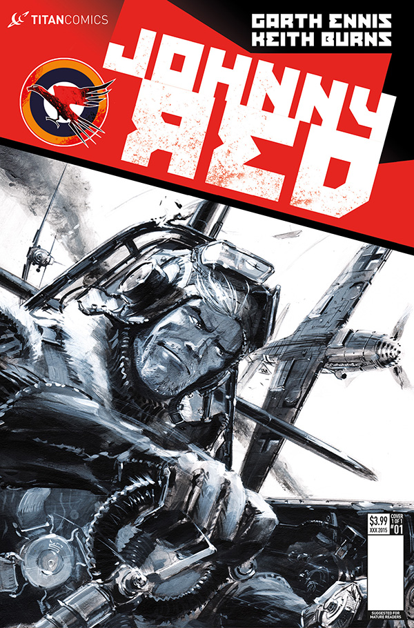 Johnny Red, copertina variant di Keith Burns