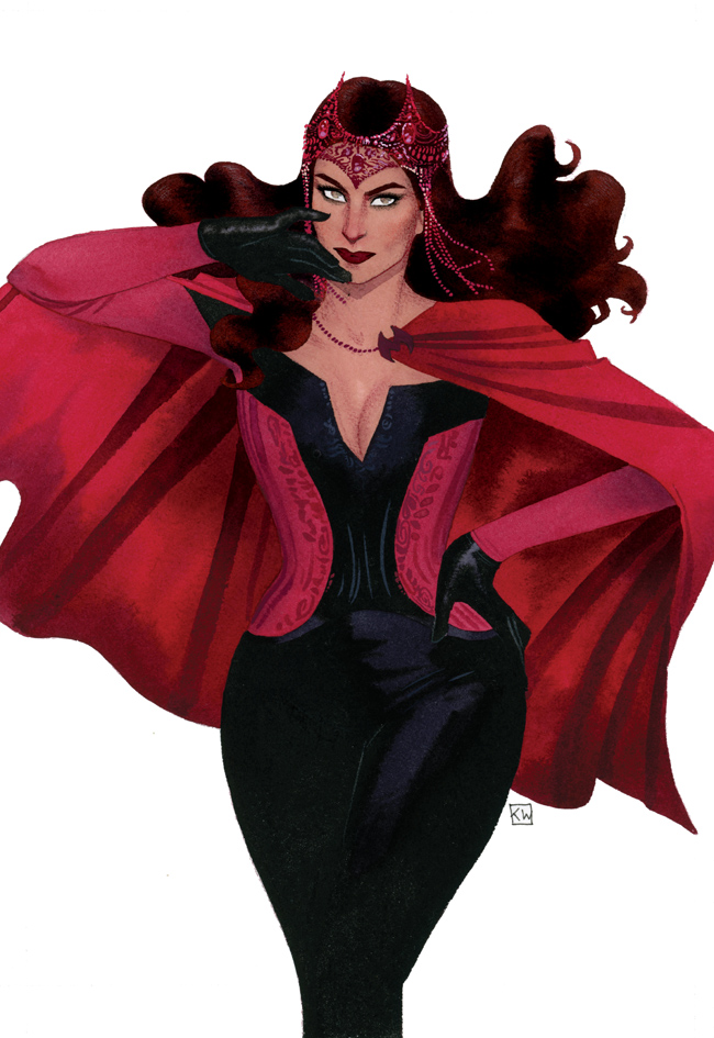 Kevin Wada's first official character redesign is for Marvel's Scarlet Witch