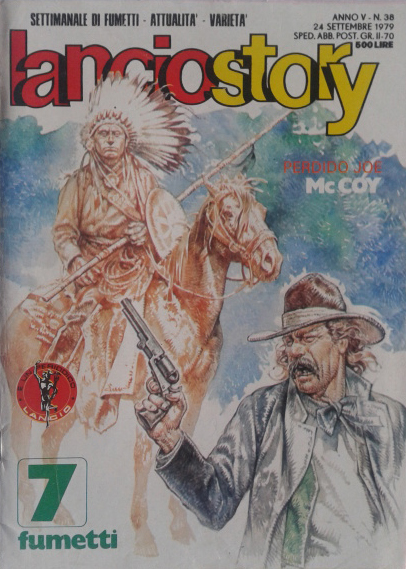 Lanciostory Anno V n. 38, 24 settembre 1979, copertina di Paolo Eleuteri Serpieri